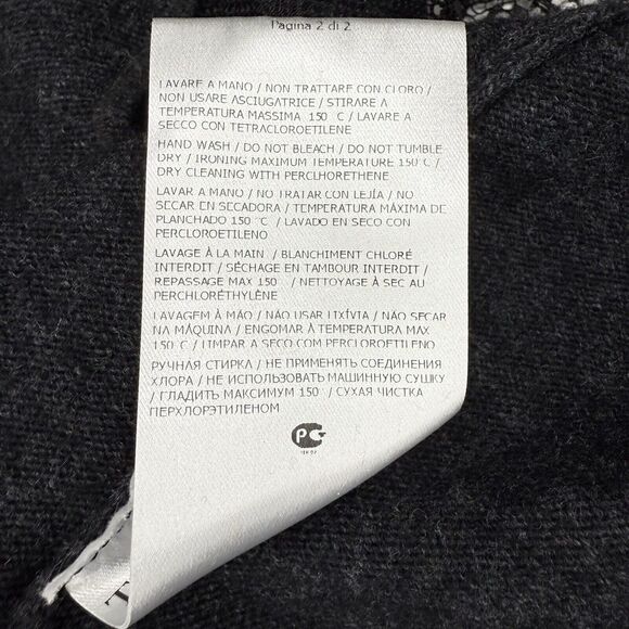 Twin Set Simona Barbieri Wool Angora Oversized Poncho Sweater Batwing Italy Med - Picture 7 of 8